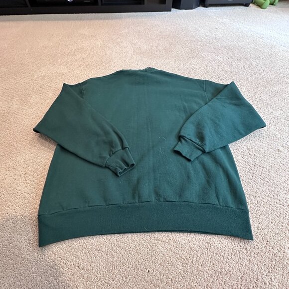 Vintage Morning Sun Sweatshirt Double Collar Winter Snow Farm Cardinals LARGE - Picture 14 of 14